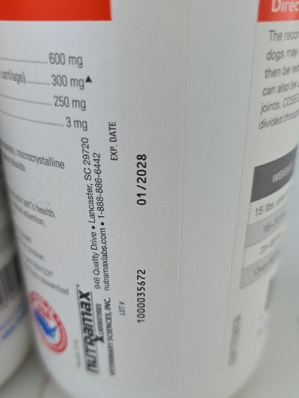 Cosequin - Maximum Strength Joint Supplement for Dogs - Picture 4 of 5